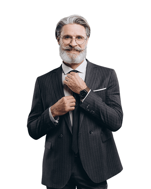 Pinstripe Tailored Suit Image